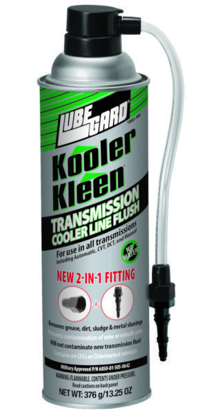 KOOLER KLEEN Transmission Cooler & Line Flush with NEW 2-in-1 Fitting -  Lubegard